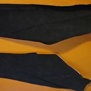 XS genuine American leather Barnstable riding pants black adjustable bel…